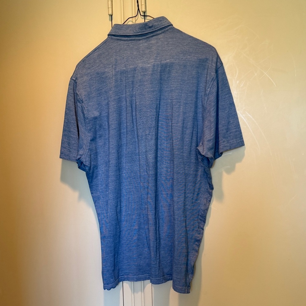 Peter Millar Blue Polo Shirt - Picture 4 of 8